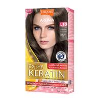 ថ្នាំលាបសក់អារ៉ូម៉ាខេរ៉ាទីន L10/LL Aroma Color Cream Extra Keratin 125ml L10 Dark Ash Blonde