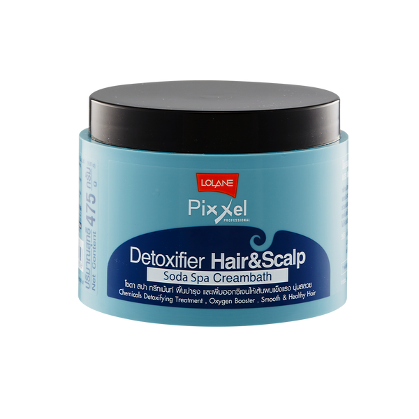 ក្រែមអប់សក់ឌីថកសូដាស្ប៉ាត្រជាក់និងស្រស់ស្រាយ/LL Pixxel Detoxifier Hair&Scalp Soda Spa Creambath 475g