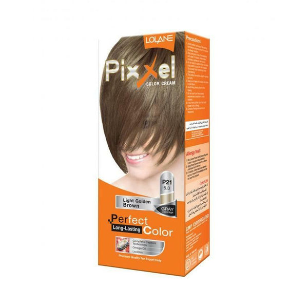 lolane pixxel color cream 50g p21 light golden brown