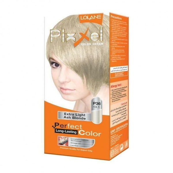 lolane pixxel color cream 50g p36 extra light ash blonde