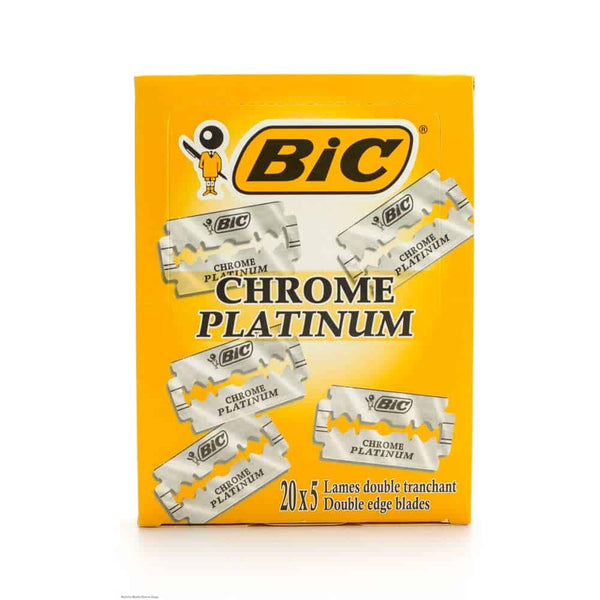 BiC Chrome Platinum Blades 20 pockets of 5 blades